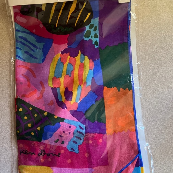 Ken Done Silk Scarf - Picture 1 of 2